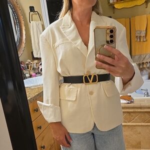 Zara White  Blazer Size XS-S